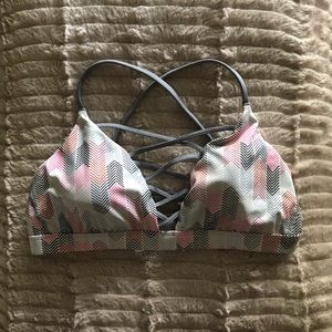 Victoria Sport, strappy bra. Size large.